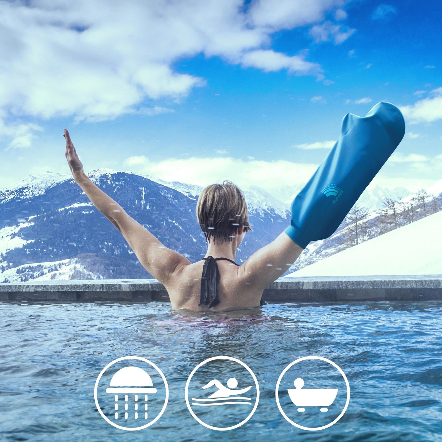 Bloccs Waterproof Cast Cover, Adult Arm