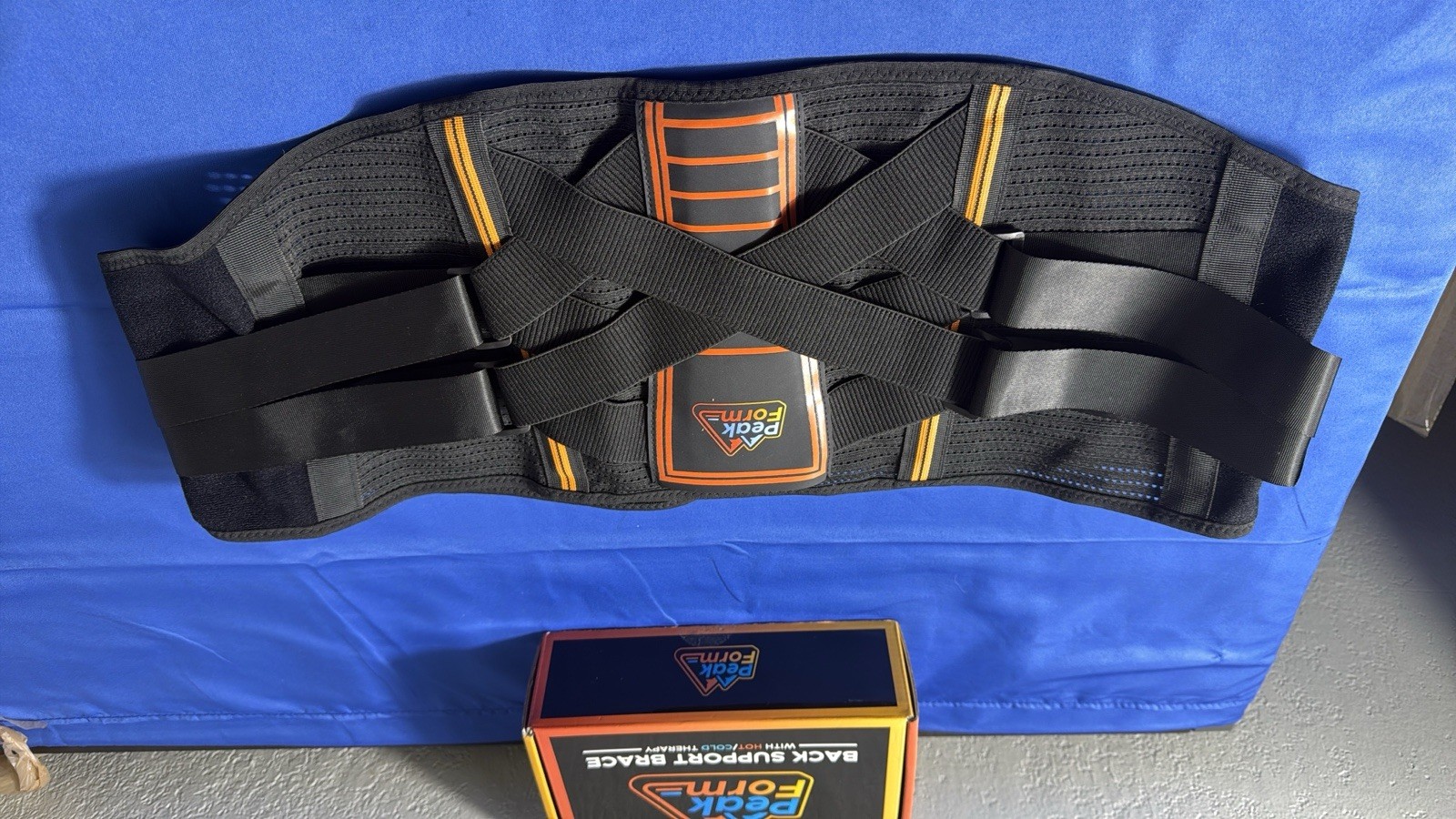 Peak Form Back Support Brace – NEW (No Gel Pack Included)