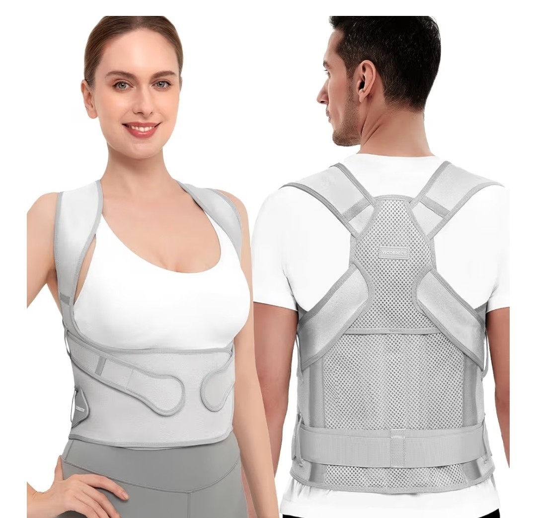 Vicorrect Posture Corrector for Women and Men: Back Support Relieves Upper Back