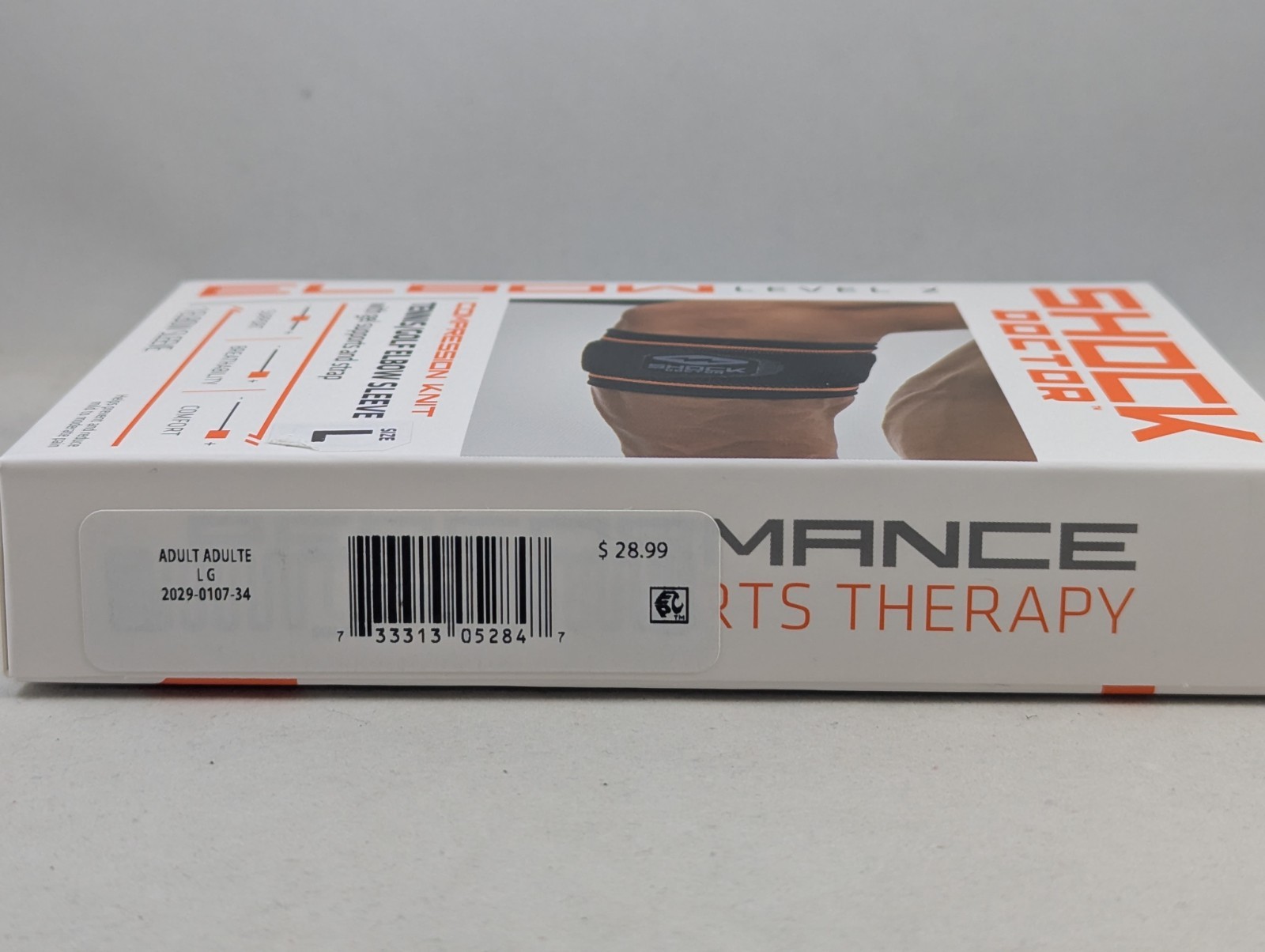 Shock Doctor Compression Tennis / Golf Elbow Support Sleeve Large