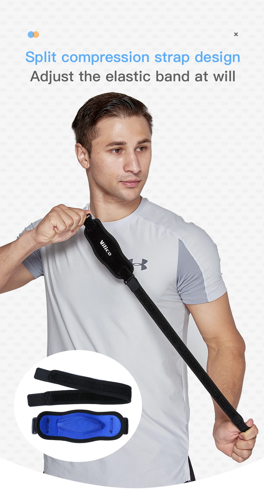 1Pc Tennis Elbow Brace Strap for Tendonitis Joint Pain Adjustable Elbow Support