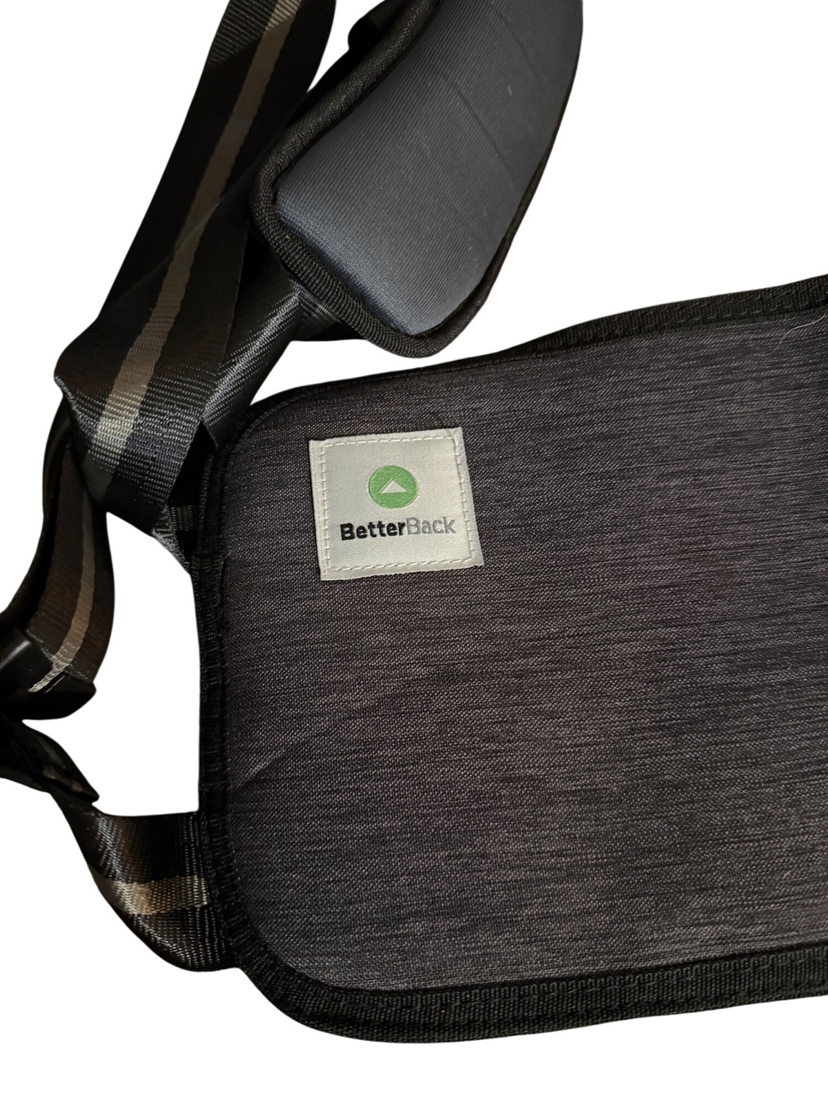 BetterBack Adjustable Posture Corrector For Back Support & Pain Relief Gray & Bl