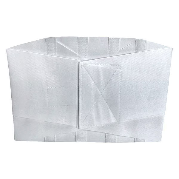 Dmi Lumbar Belt, L, Hook-and-Loop, White 632-6405-2923 Dmi 632-6405-2923 L