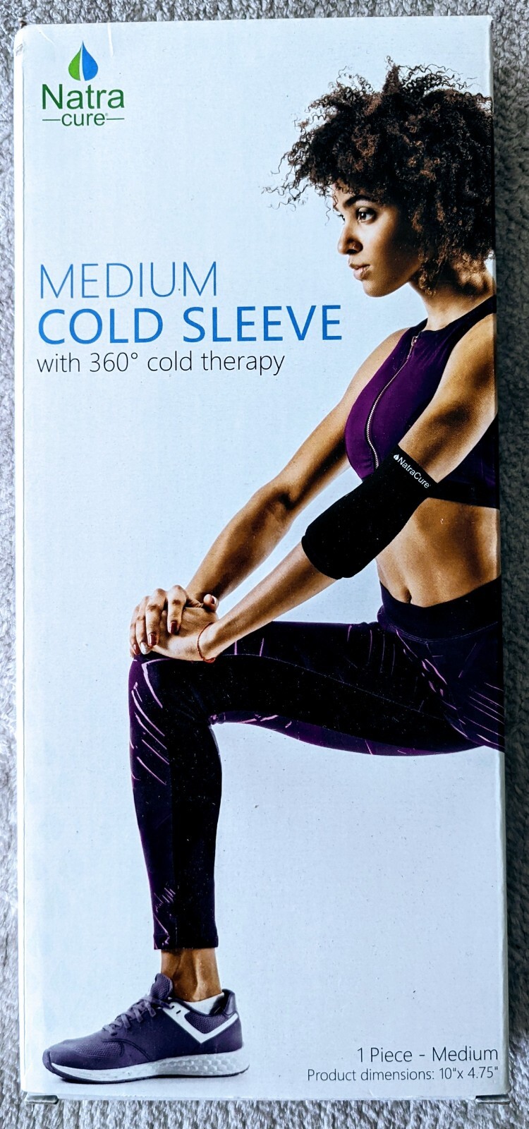 Natracure Size Medium Slide On Cold Therapy Compression Cold Sleeve Brand New!