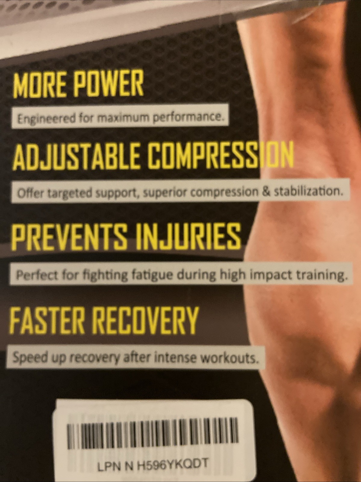 BLITZU Performance Calf Brace for Men & Women Size S/M