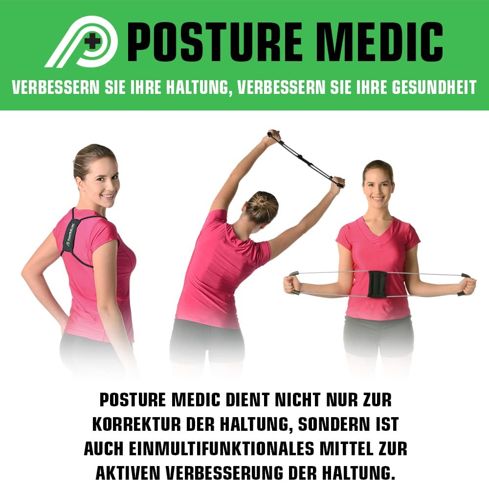 PostureMedic Original Strength Dynamic Posture Corrector X-Small, Light Blue