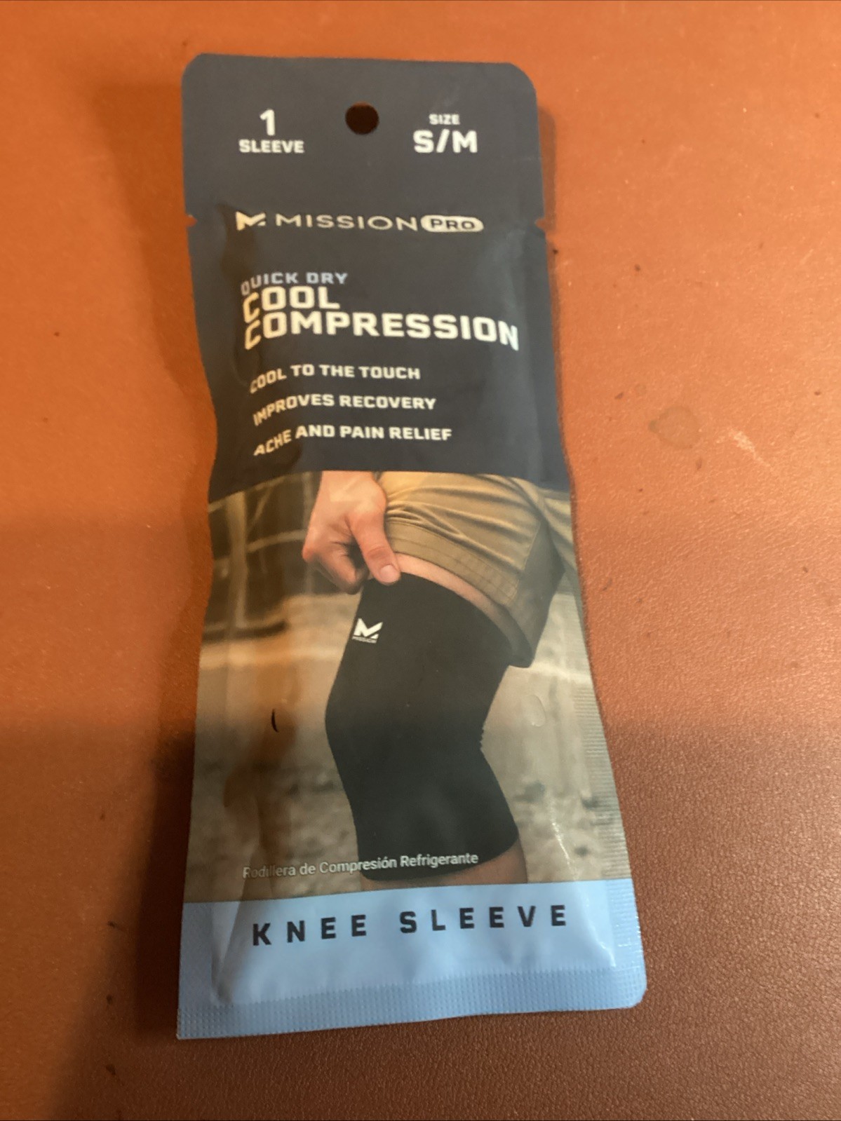 Mission Pro Quick Dry Cool Compression Knee Sleeve # 111910 Black