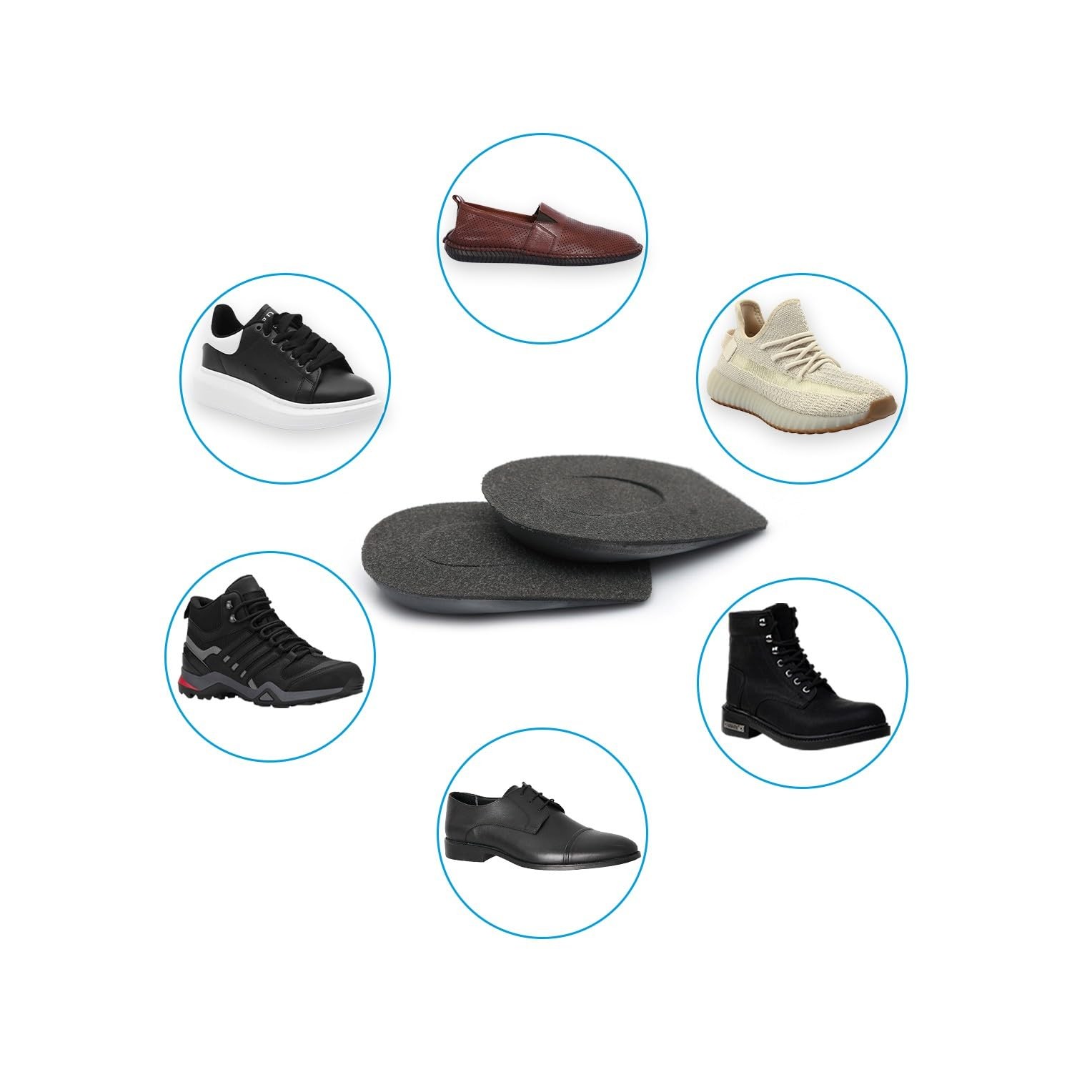 Orthopedic Heel Supports for Plantar Fasciitis Relief Heel Cups Foot Pain Arch