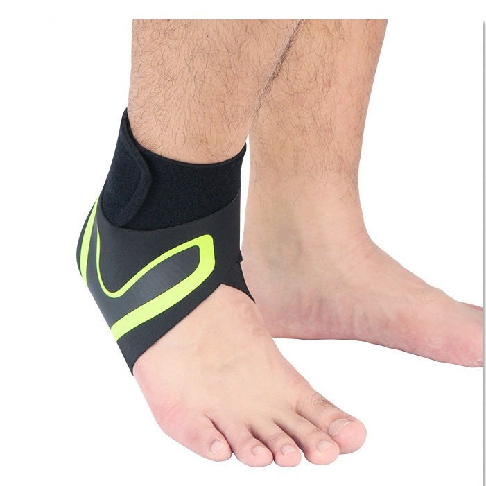 Ankle Support Brace Compression Stabilization Sleeve Black M 2pcs Left Right