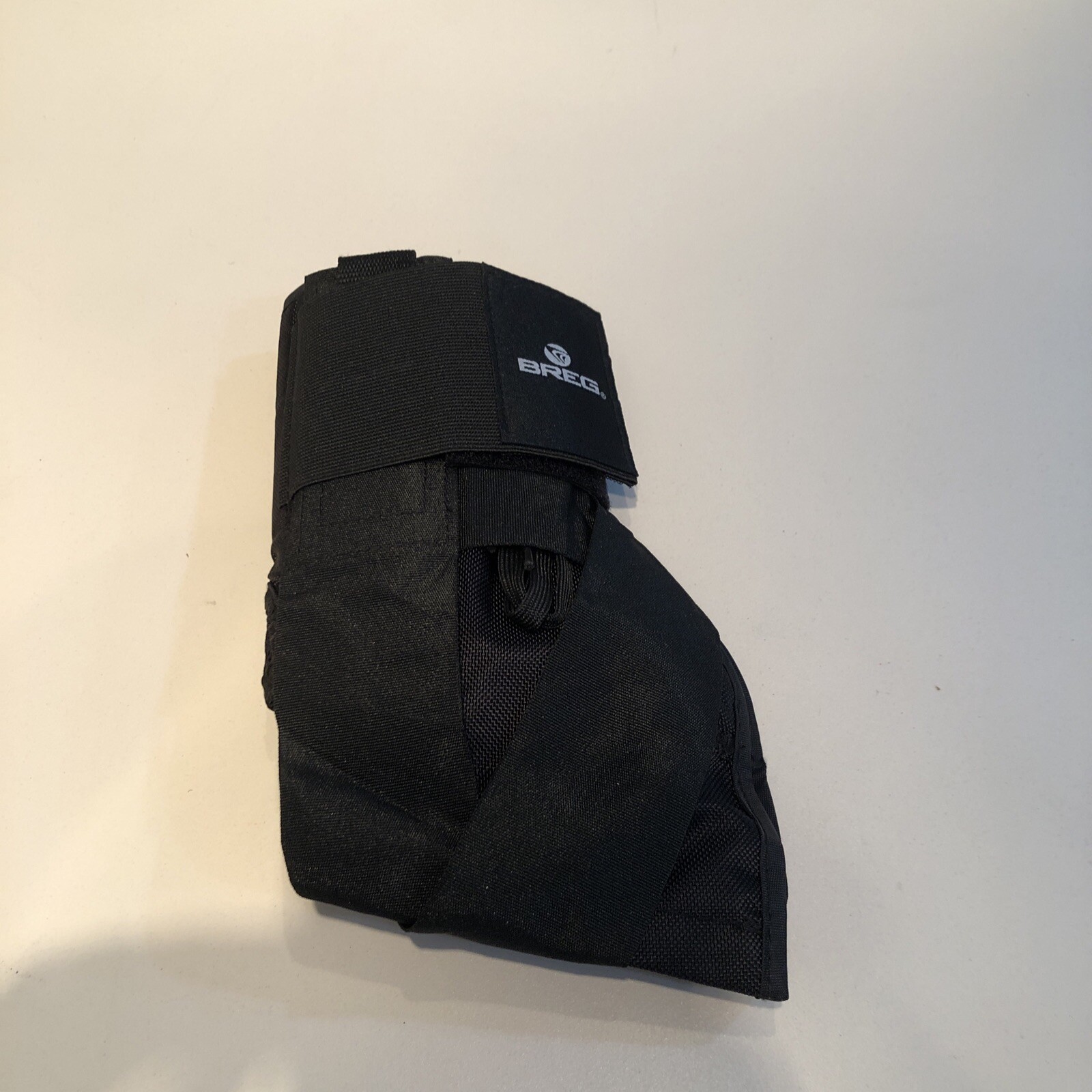 Breg Lace Up Ankle Brace With Stays Black L
