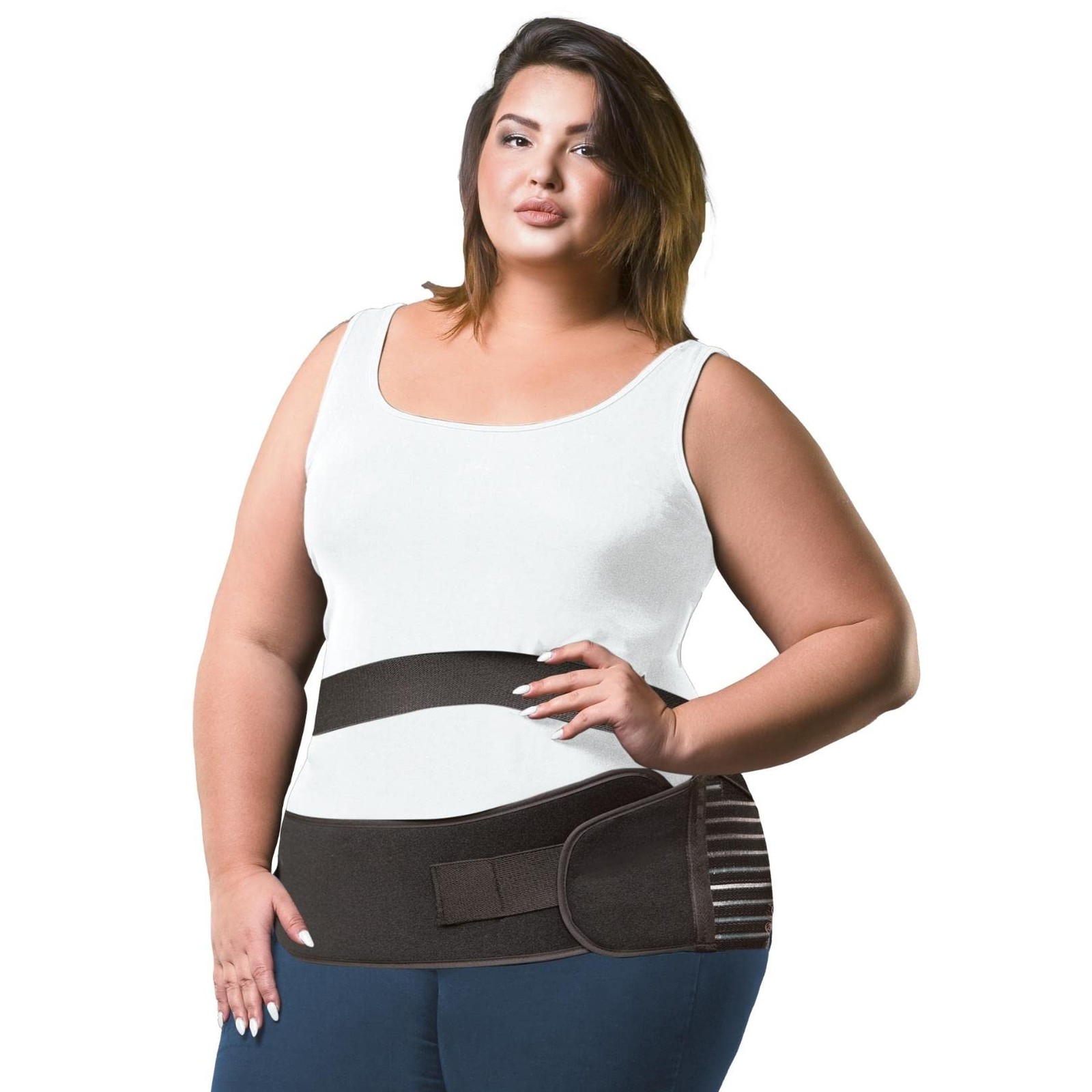 Obesity Belt Stomach Holder – Plus Size Men and Women’s Big Belly Support Ban…