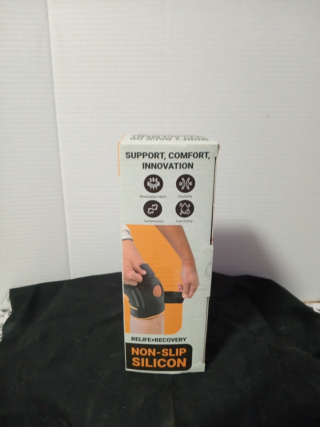 Knee Brace Support, Arthritis Adjustable Compression ACL Non-slip Open Patella S