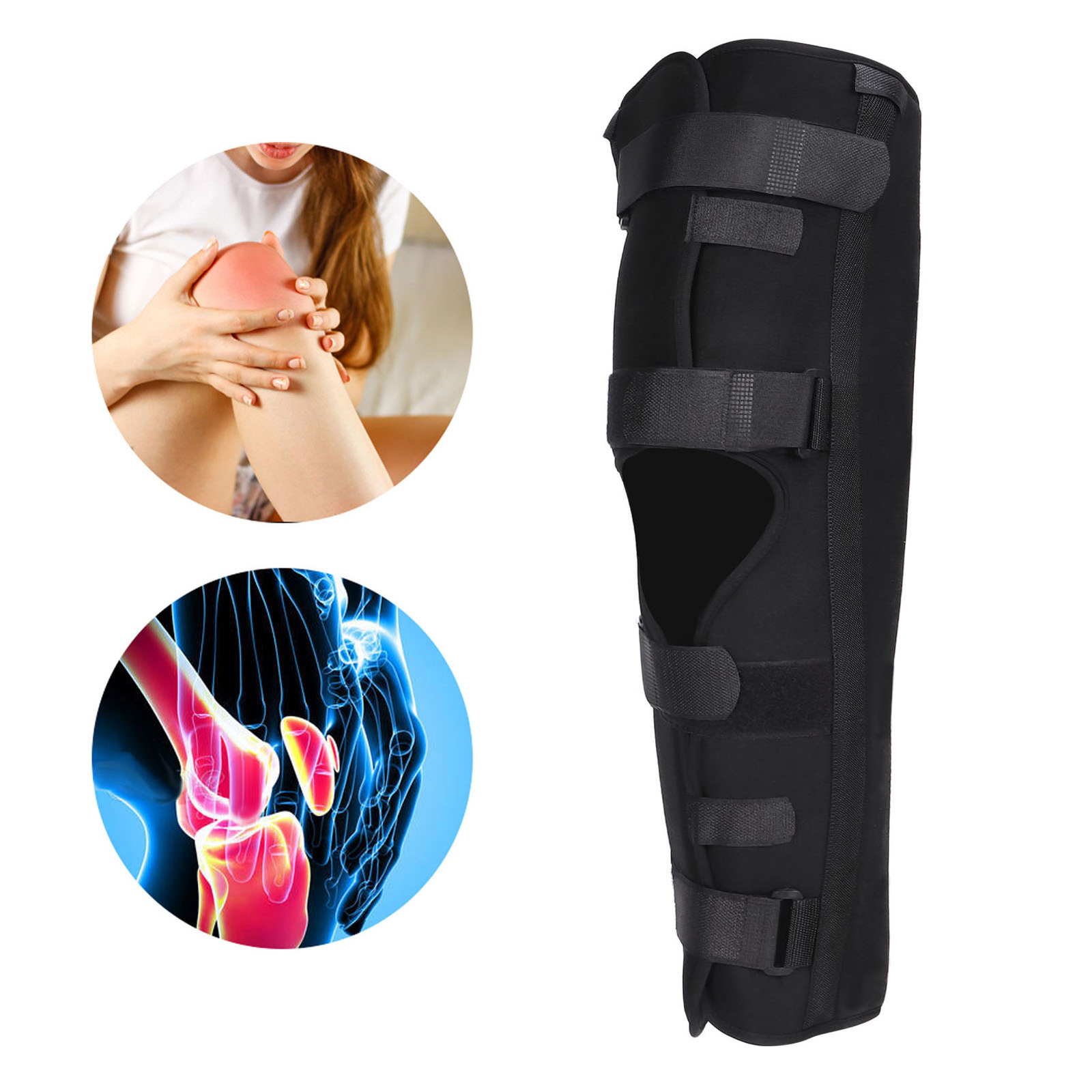 Knee Immobilizer Strong Comfortable Support Practical Knee Splint Brace With Fou