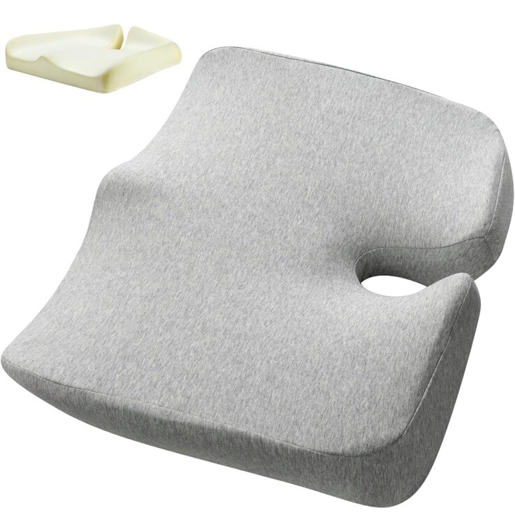 Extra Large Memory Seat Cushion, Multifunctional for Office or Driving Use