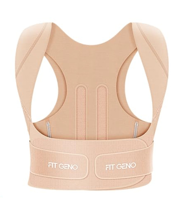 Fit Geno Posture Corrector for Women Invisilite Invisible Lightweight Back Brace