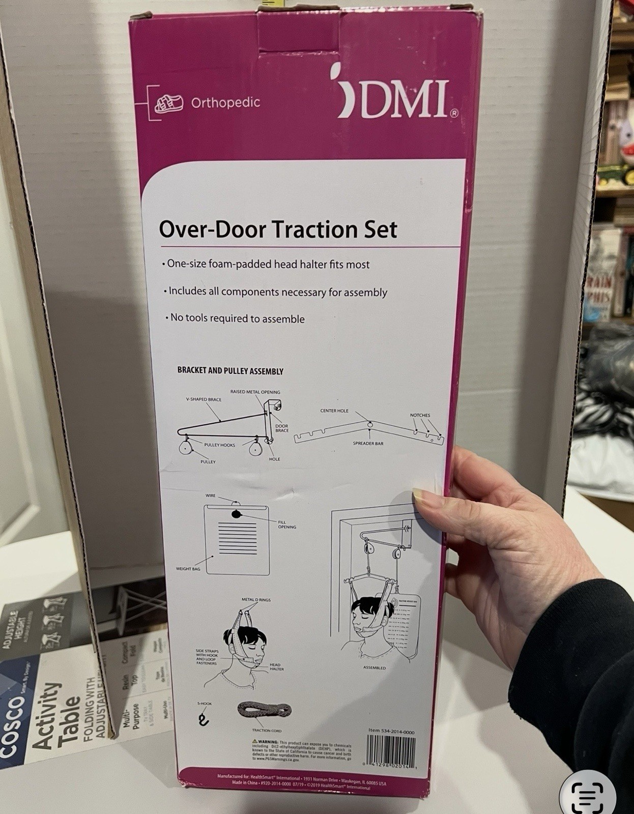 Over The Door Traction Set Posture Corrector New In Package
