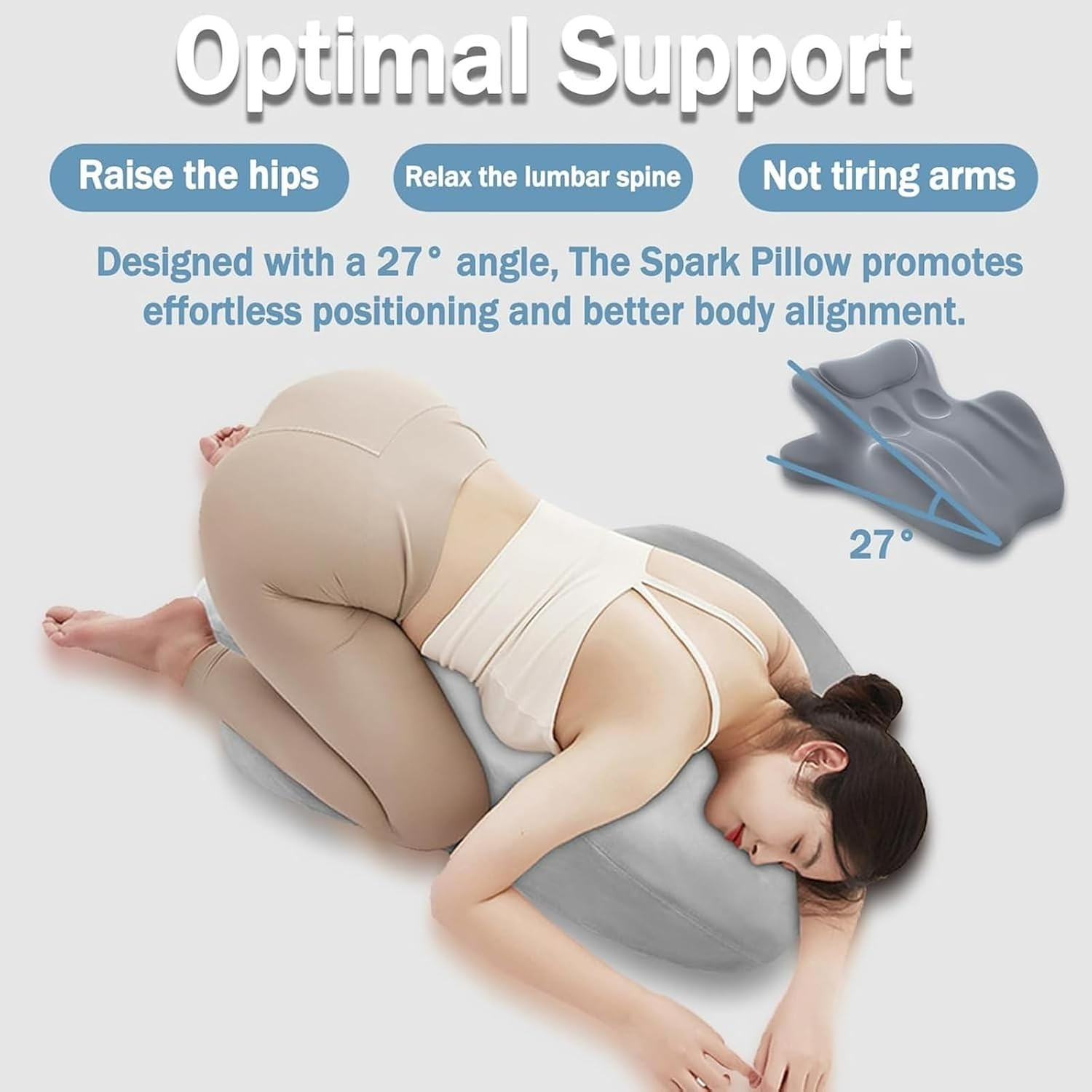 Ergonomic Pillow Sex Couples Multi-Angled Intimacy Reading Lumbar Back Support