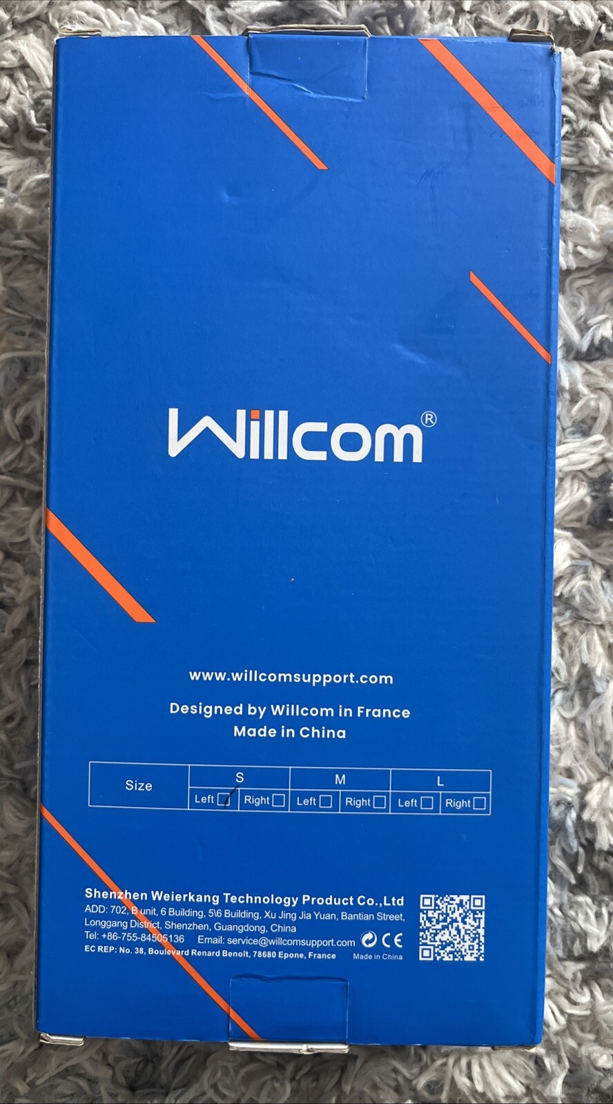 Willcom Wrist Brace WL0903 Men’s Small Left Hand New In Box