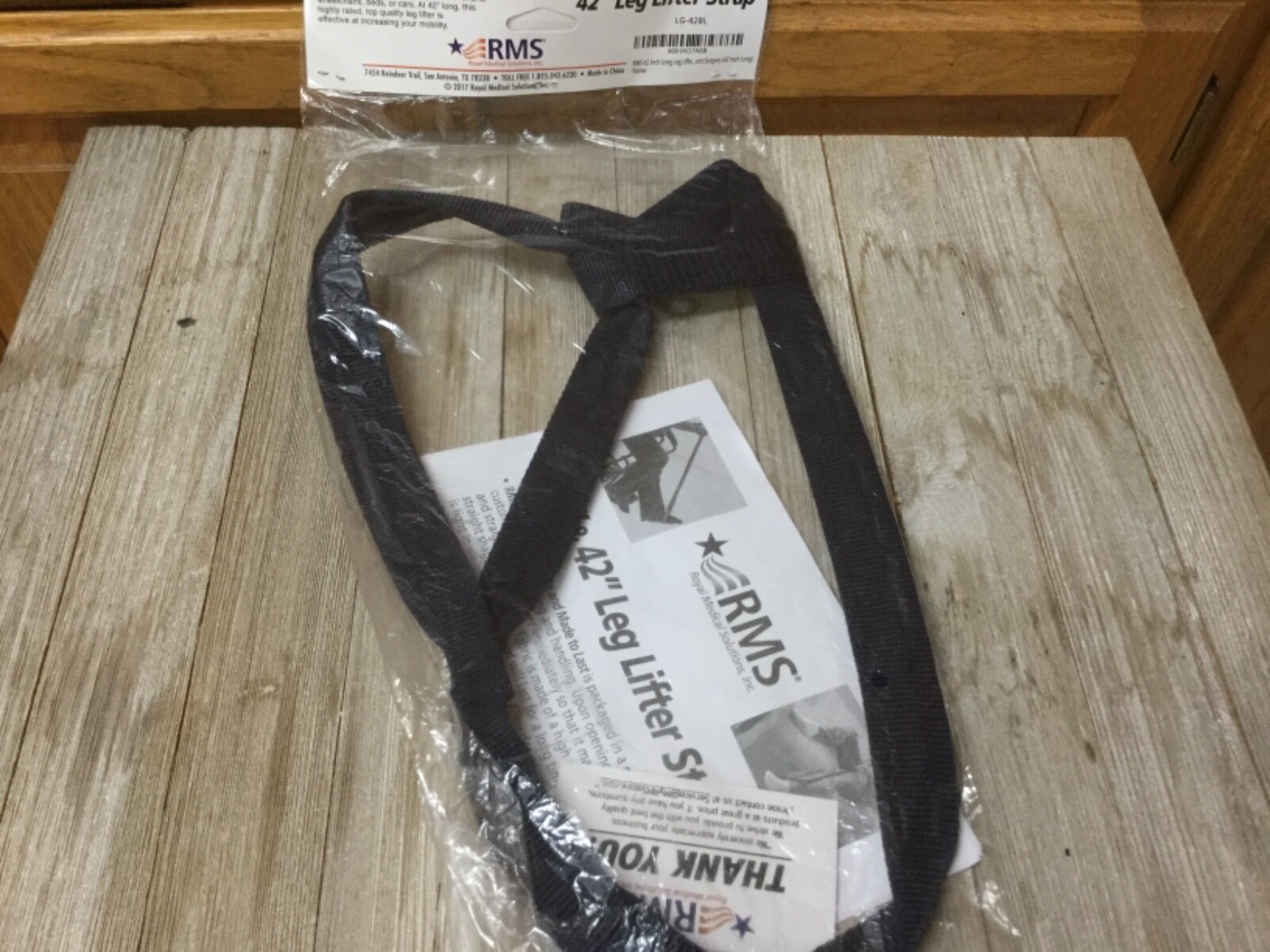 RMS 42″ Black Adjustable Leg Lifter Straps Royal Medical Solutions