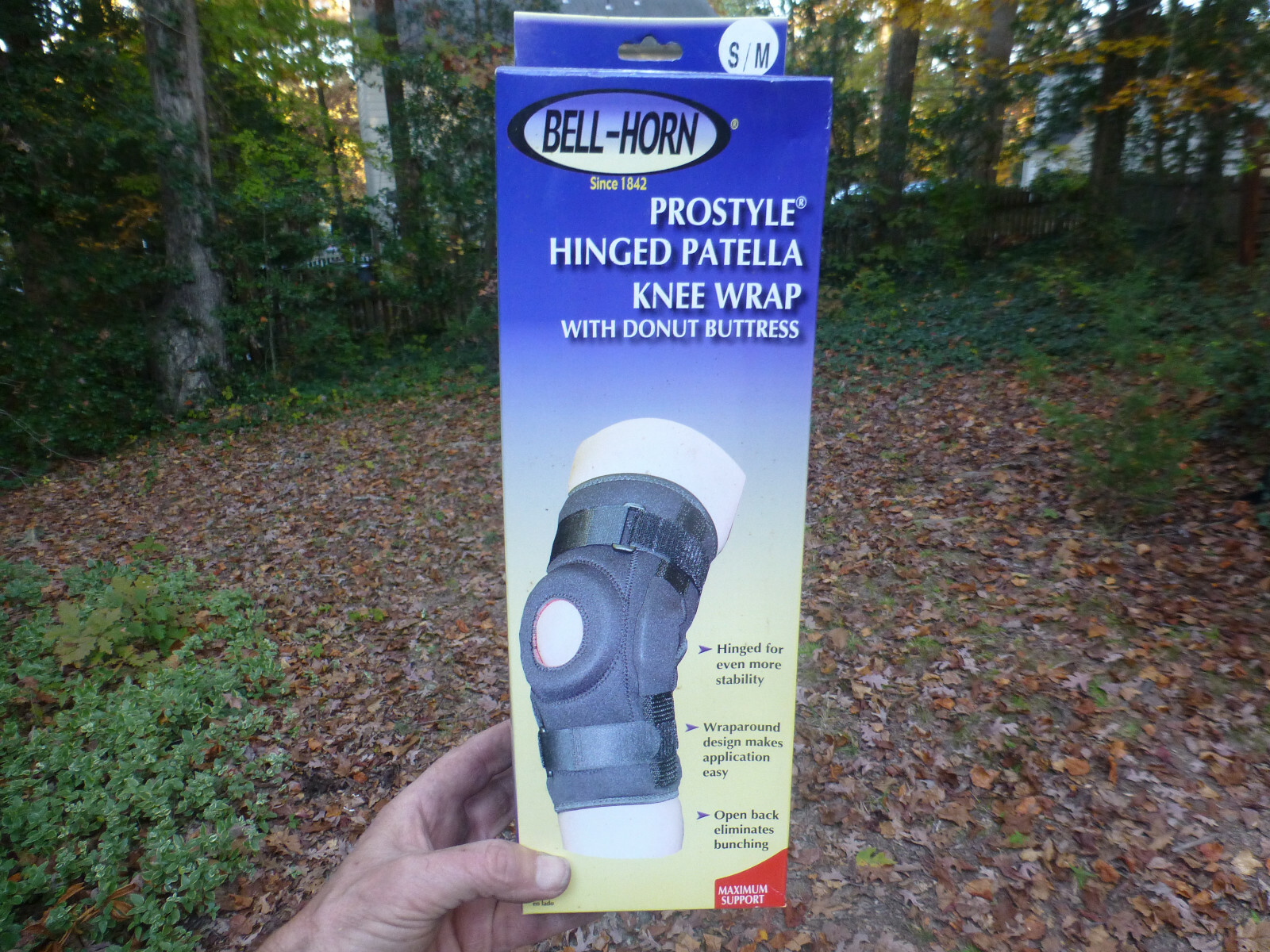 Bell-Horn S/M Prostyle Stabilized Knee Brace w/ Donut Buttress Maximum Support