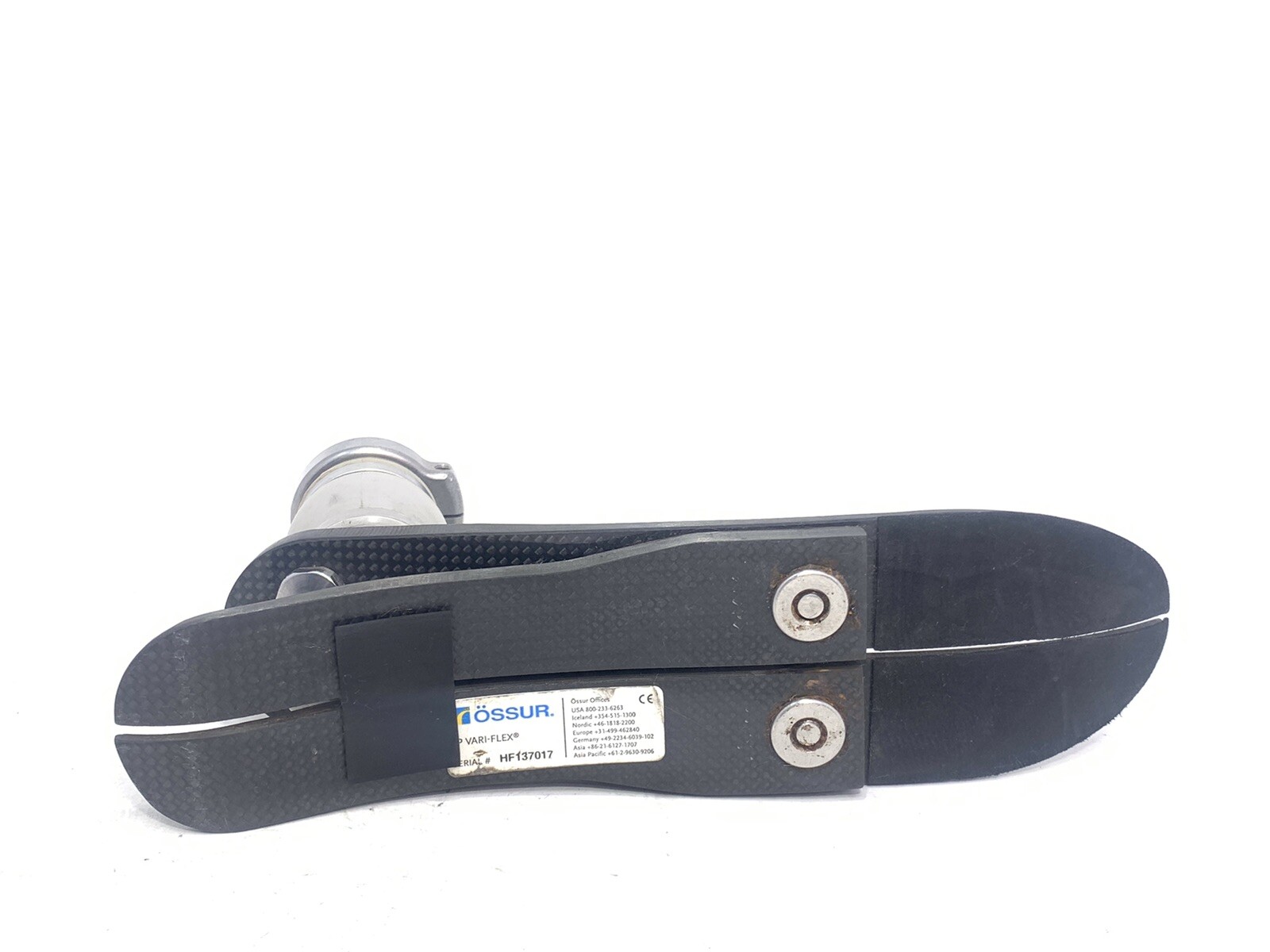 ossur LP rotate vari- flex with evo Prosthetic Foot. size 27. category 6