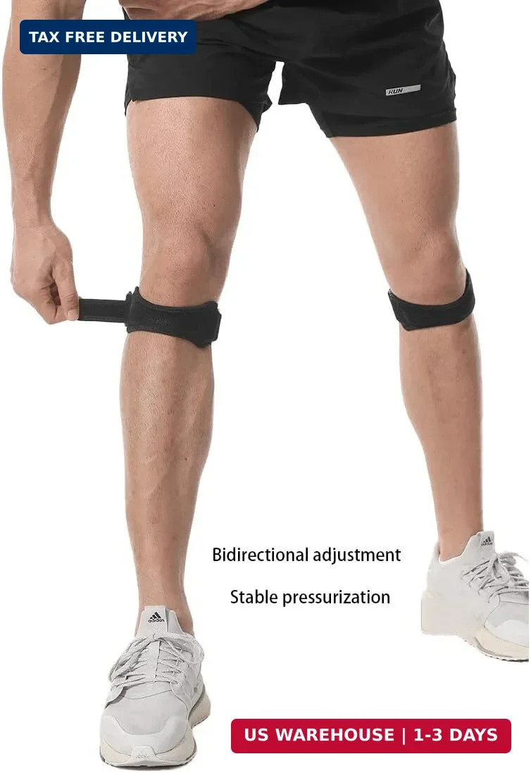 INOGIH 2 pcs Knee-Brace for Men Women Patella-Tendon-Knee-Support-Strap for Bask