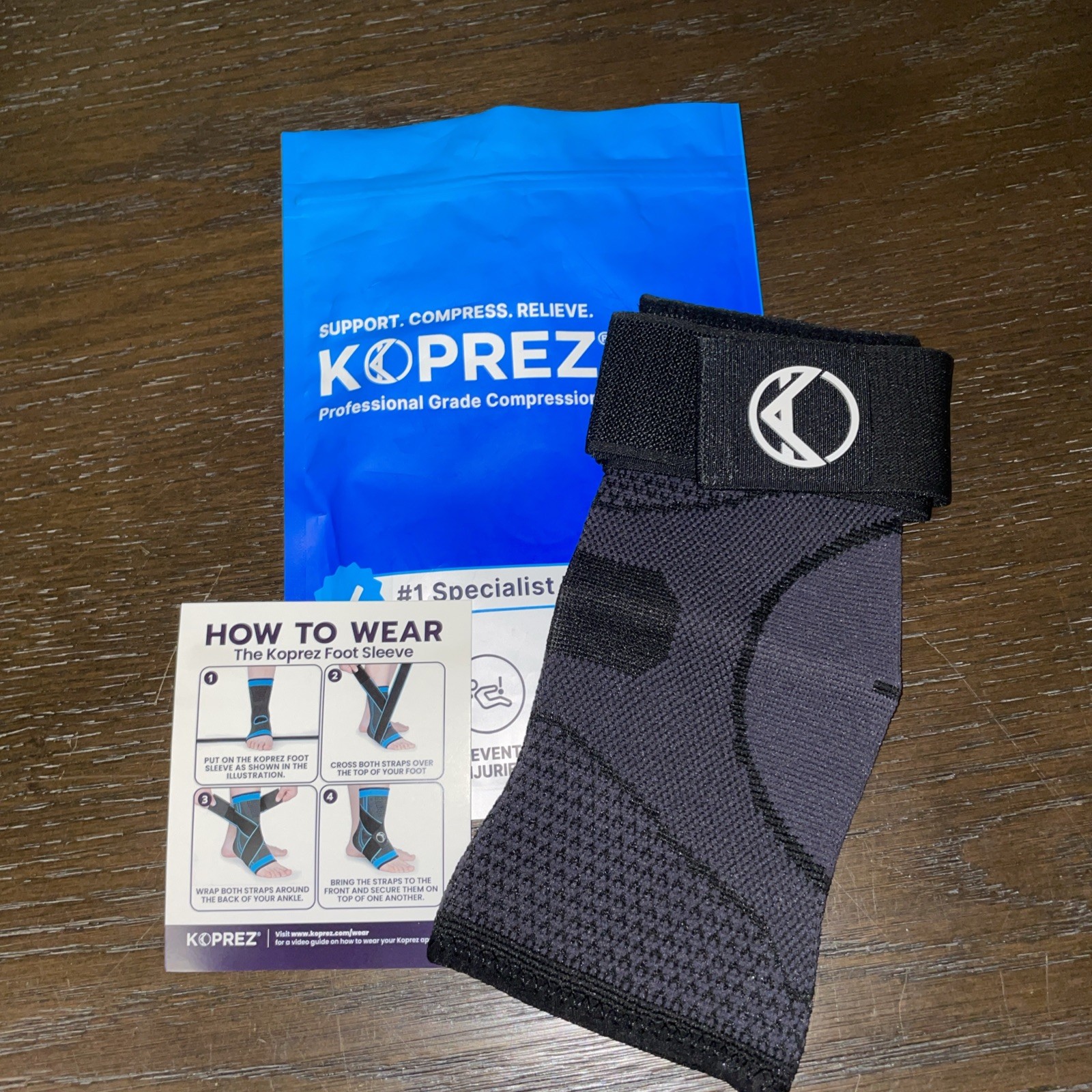 NEW Koprez Plantar Fasciitis Sleeve – Plantar Fasciitis Relief XL