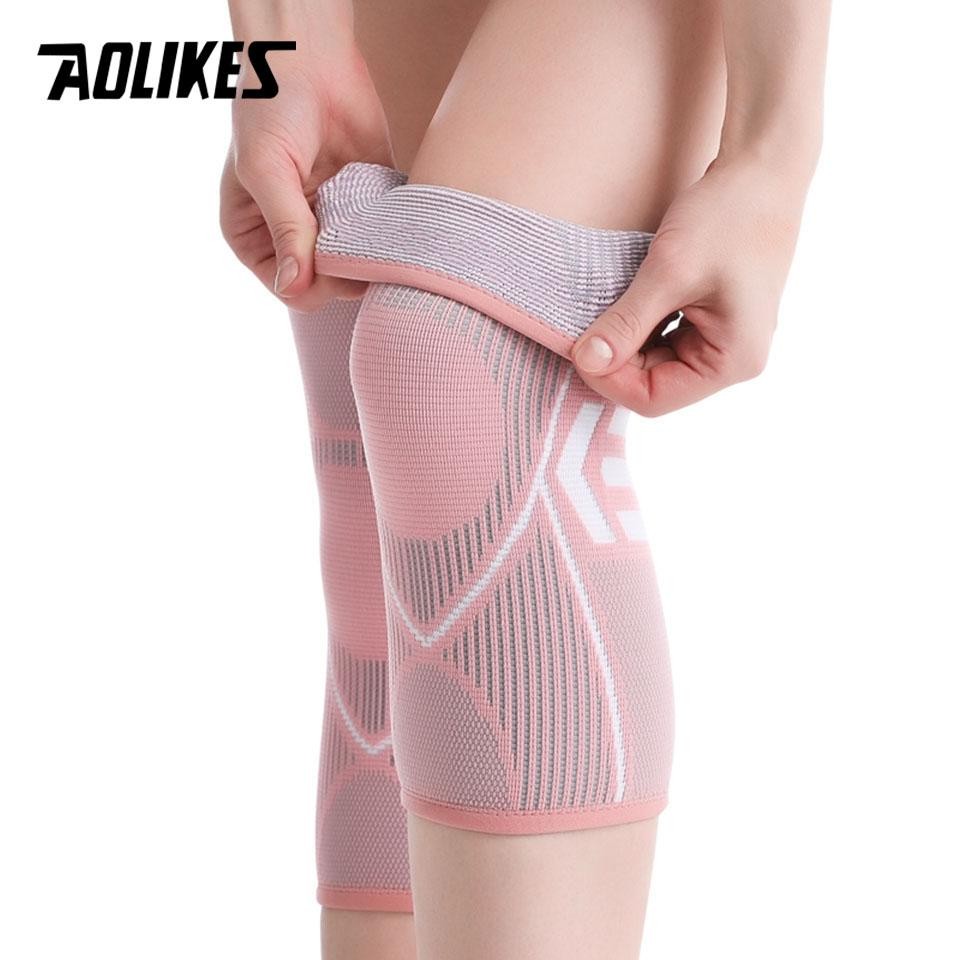 Aolikes 1pcs Knee Brace Support for Arthritis Joint Nylon Sports Fitness Compres