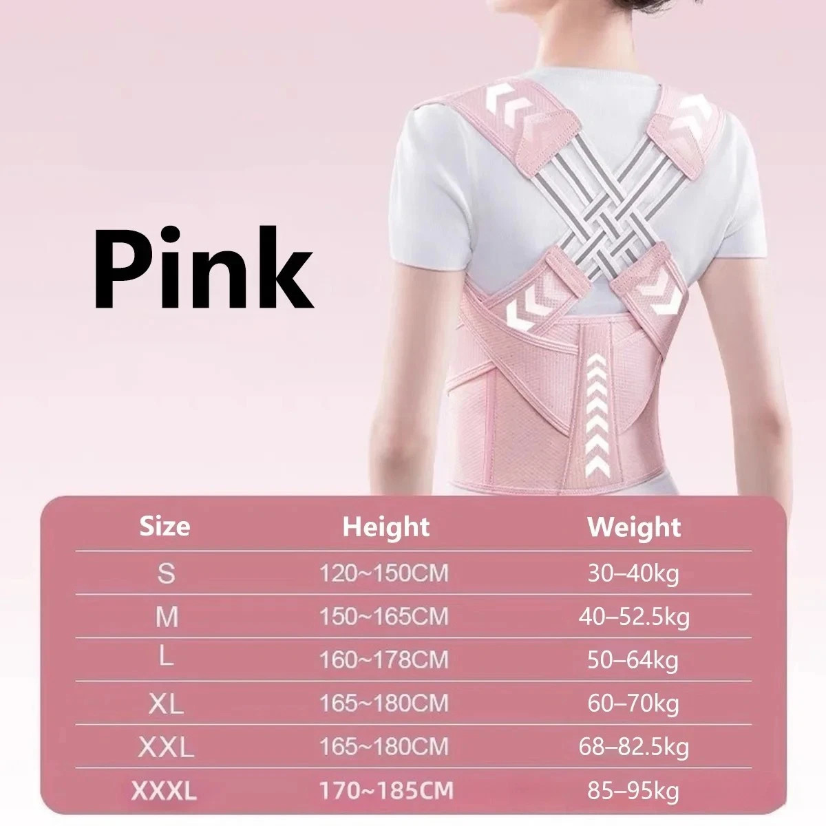Back Brace Posture Corrector for Women and Men, Shoulder Straightener Adjustable