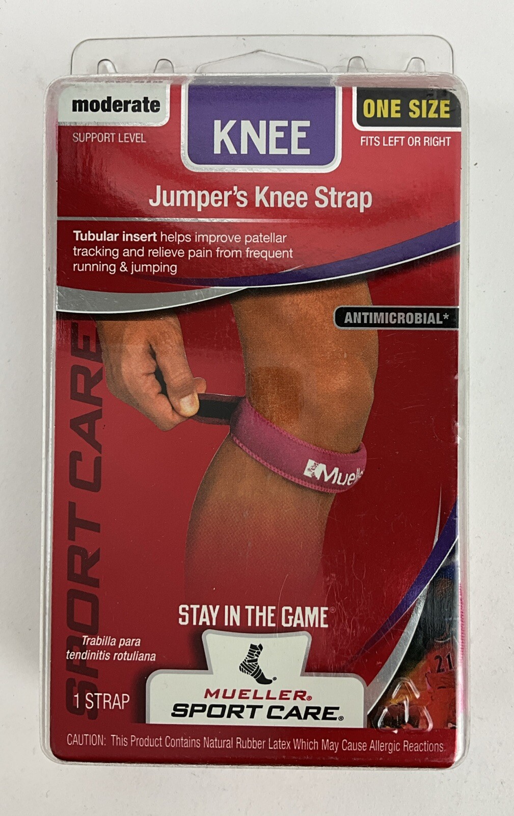 Mueller Jumper’s Knee Strap Moderate One Size Fits Left or Right New