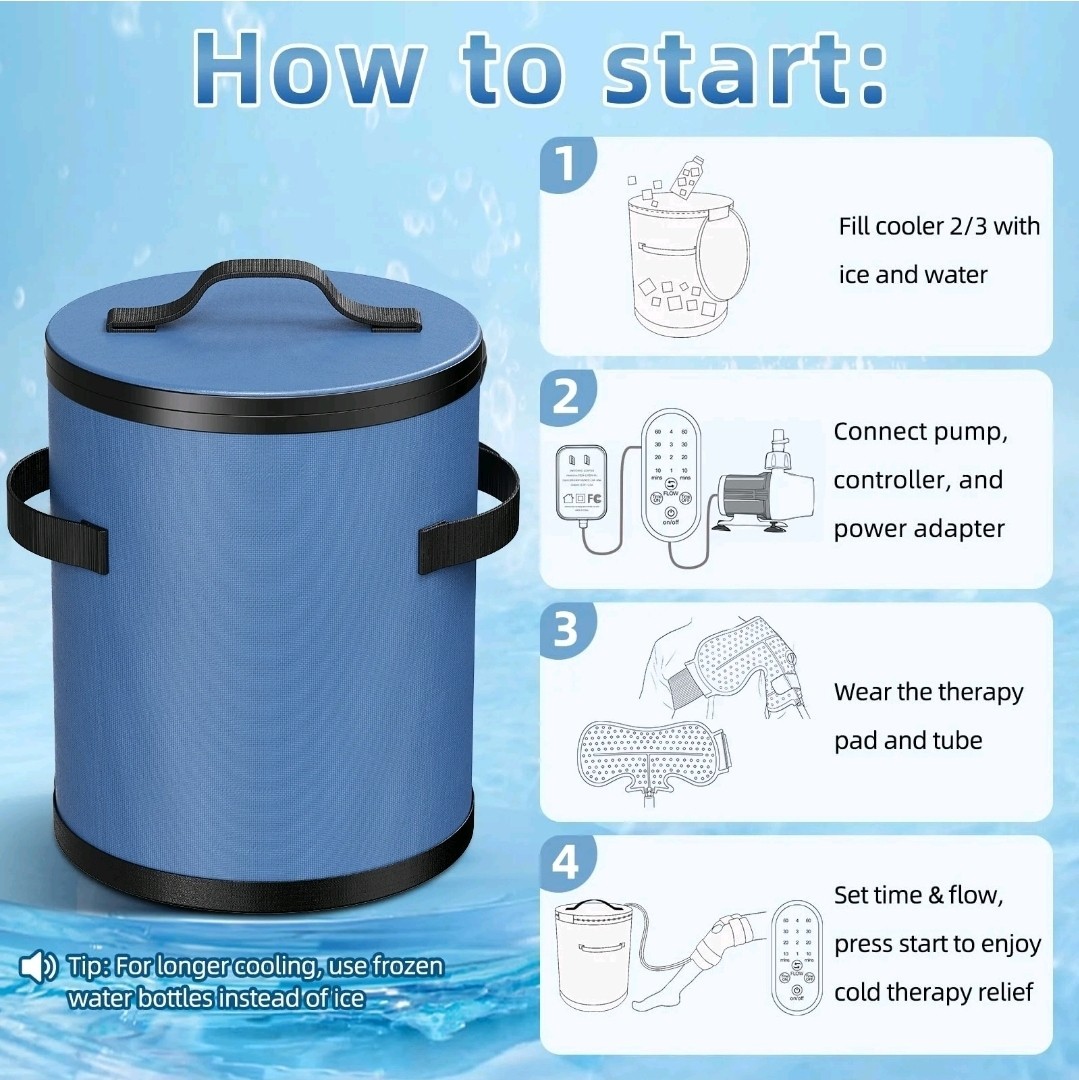 Cold Therapy Ice Machine Cryotherapy Pain Relief For Shoulder & Knee Pain