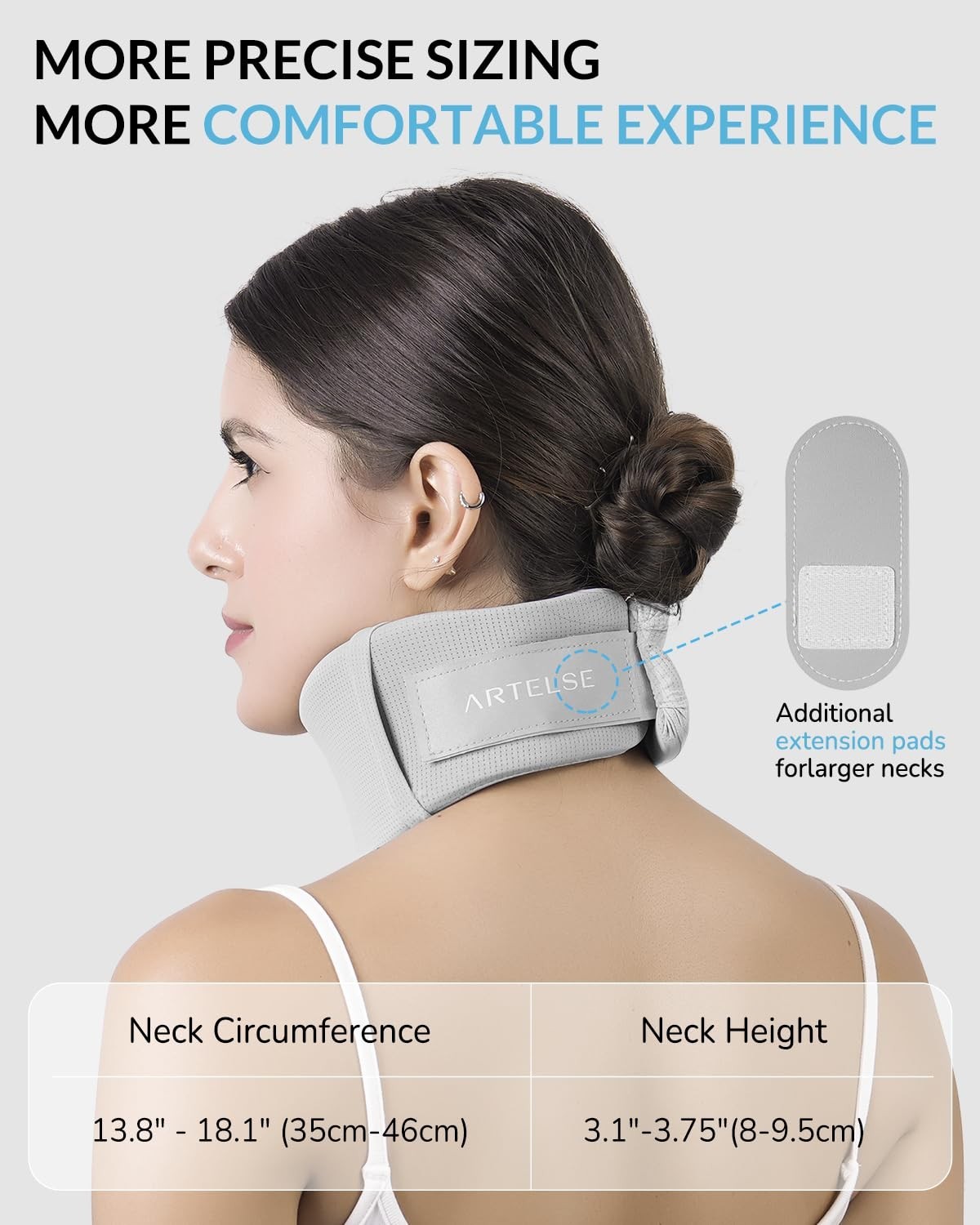 Adjustable Ice Silk Neck Brace – Ergonomic Support for Posture & Snoring Relief