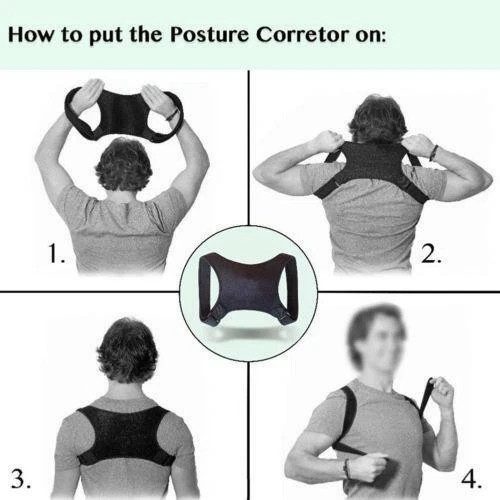 Back Posture Corrector Shoulder Straight Support Brace Belt Therapy Men Women US