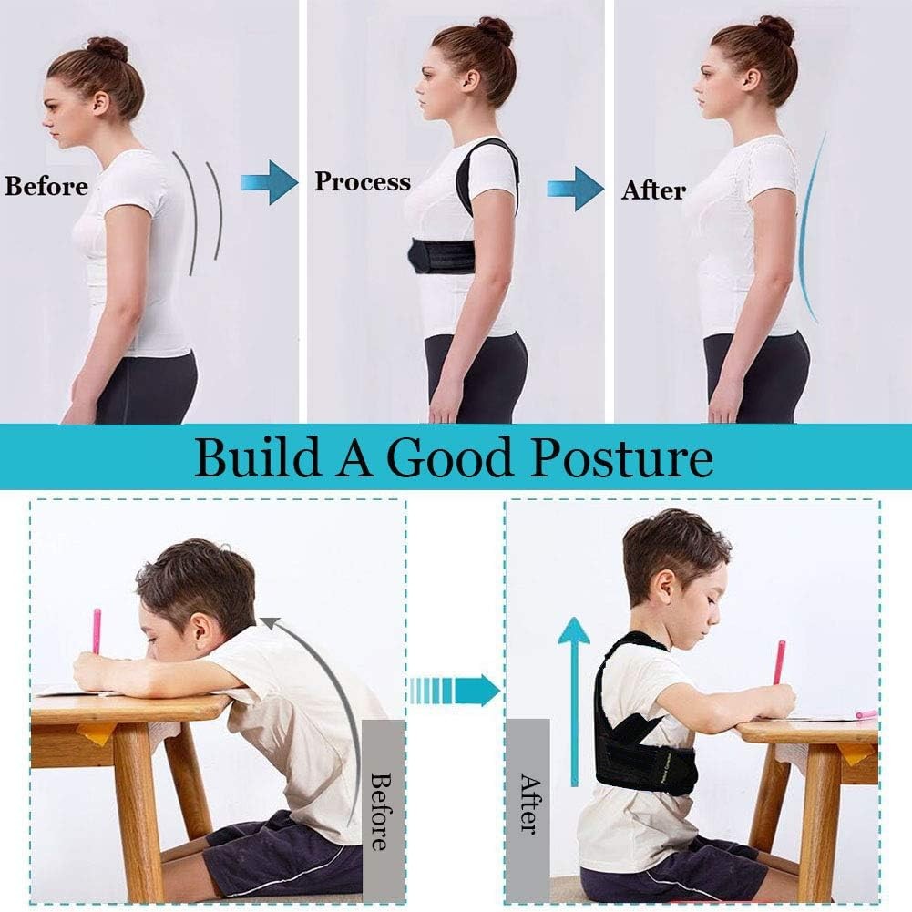 Professional Posture Corrector for Kids and Teens, Effective Upper Back Postu…