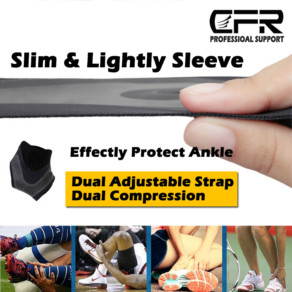 Foot Wrap Compression Sleeve Ankle Brace Support Plantar Fasciitis Pain Relief