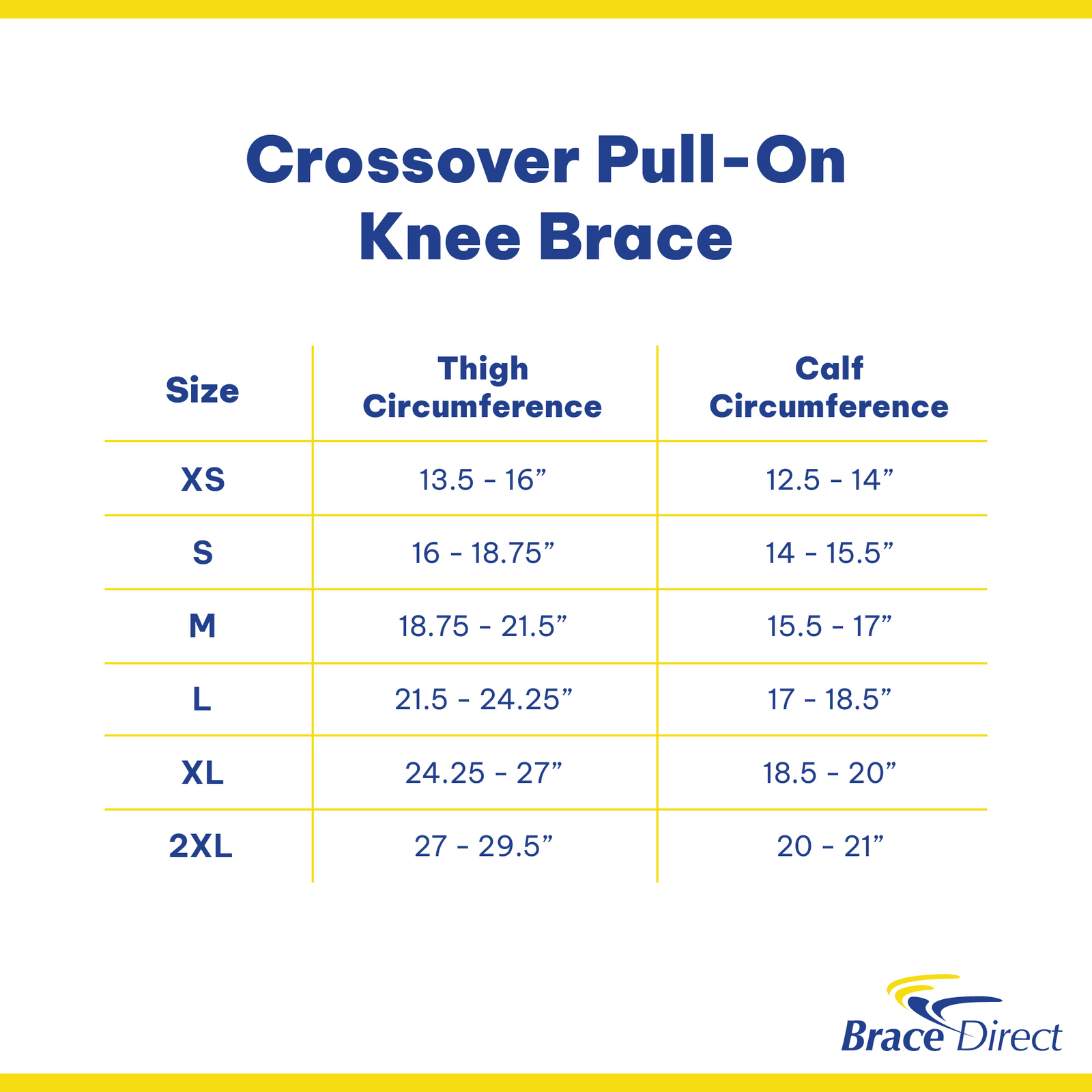 Breg Crossover Pull-On Knee Brace L1833/L1832 by Brace Direct
