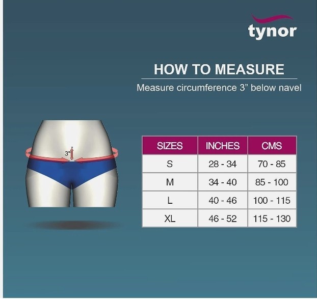 Tynor Inguinal Double Hernia Support With Two Truss pad hernia Belt Small size