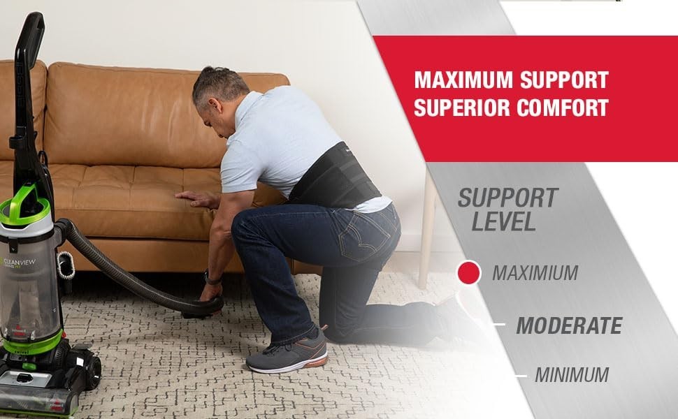 Adjustable Back Brace for Upper & Lower Back Pain Relief, Support for Sciatica,
