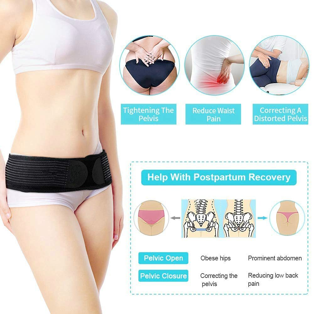 Sacroiliac Hip Belt for Women and Men That Alleviates Sciatic Pelvic Lower Back