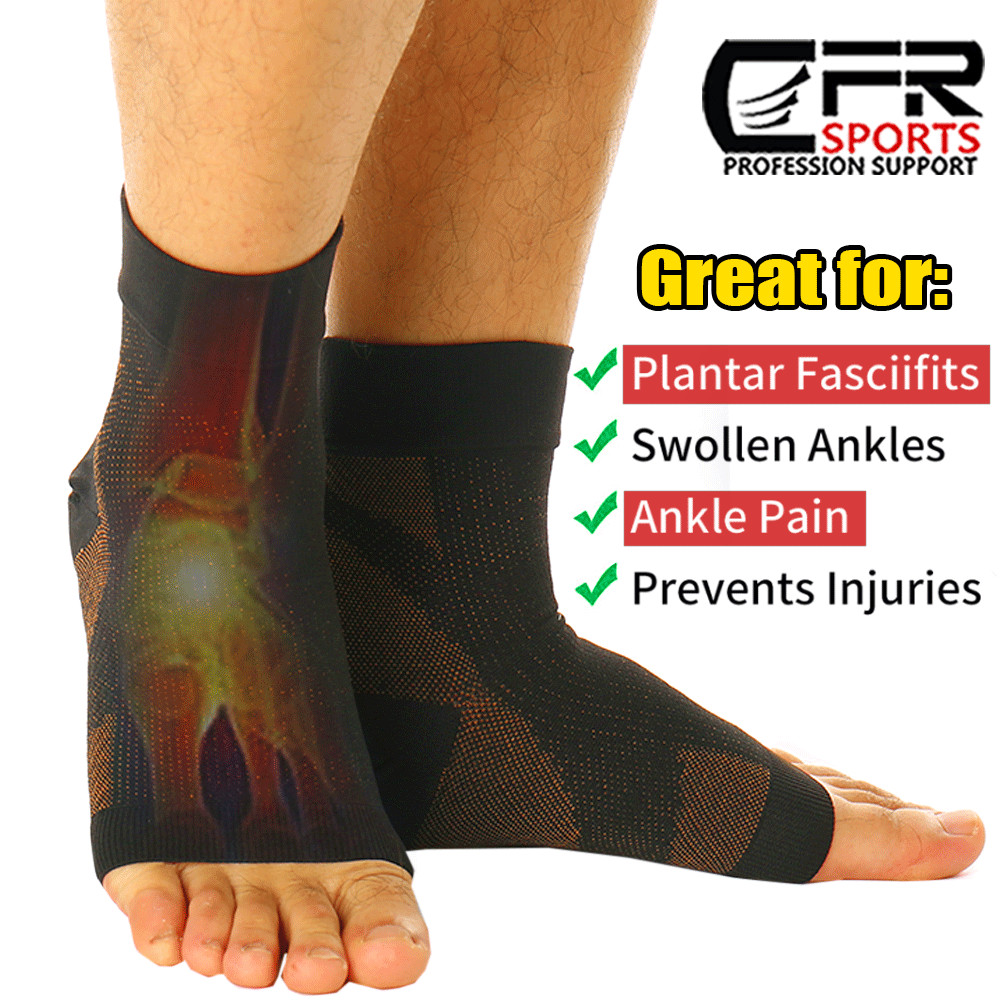 Plantar Fasciitis Compression Socks Heel Foot Arch Pain Relief Support COPPER