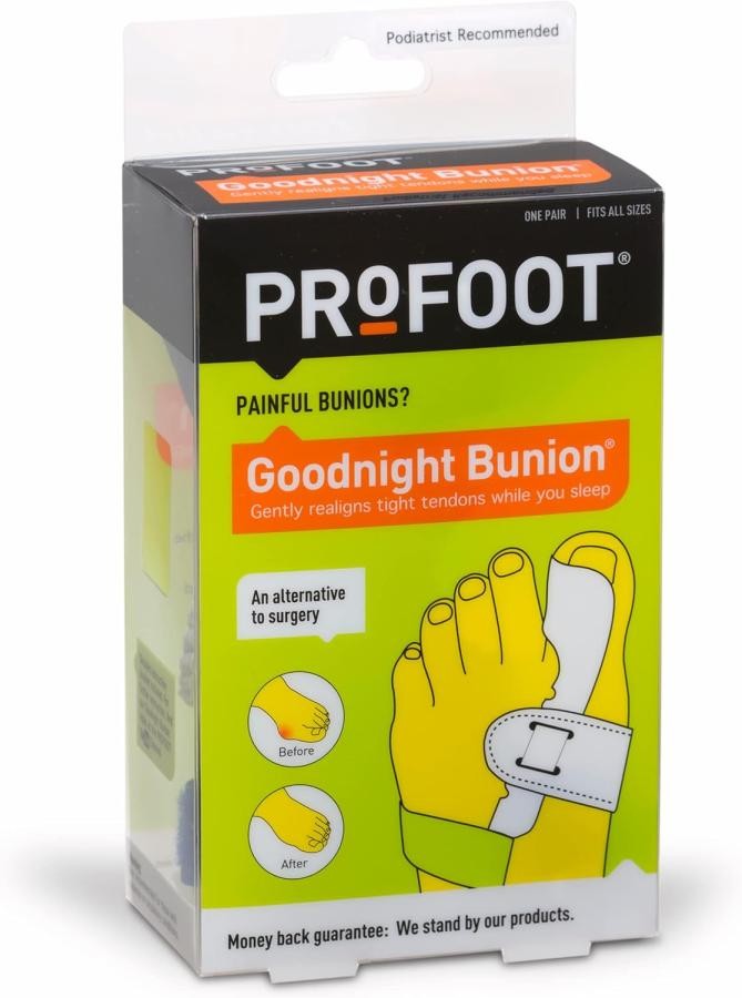ProFoot Good Night Adjustable Bunion Regulator, For Women & Men, 1 Pair, 425579