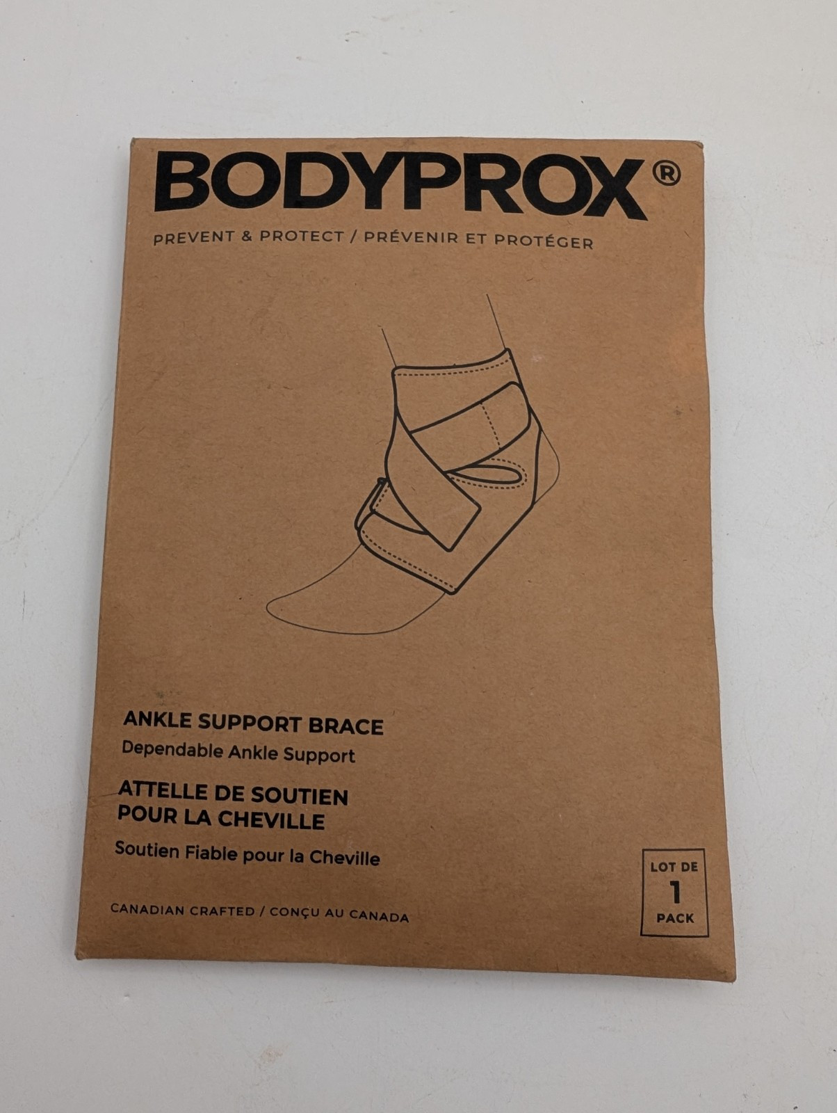 Bodyprox Ankle Support Brace Breathable Neoprene Sleeve Adjustable Wrap!