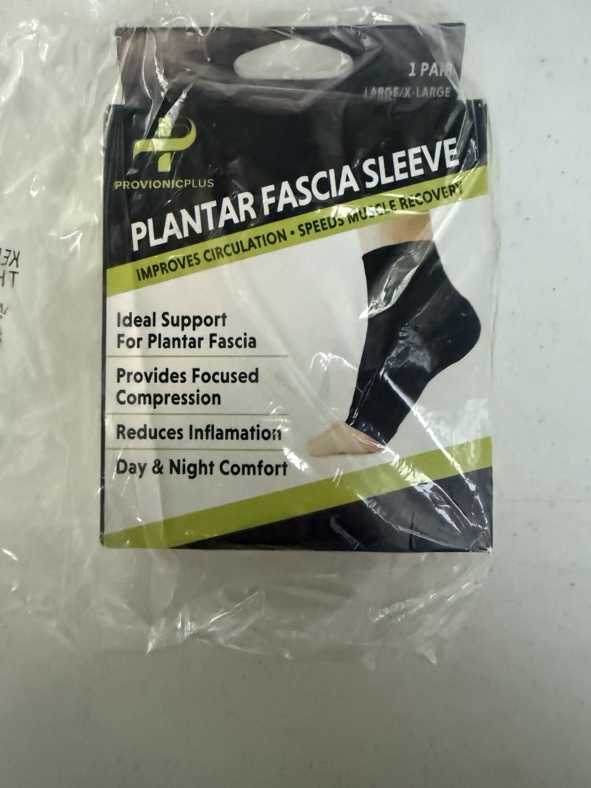 Provionicplus Plantar Fascia Sleeve Size Large/X-Large 1 Pair