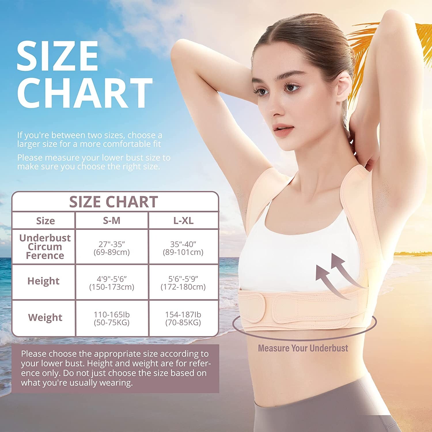 Adjustable Back Posture Corrector Back, Shoulder and Spine Pain Relief S/M