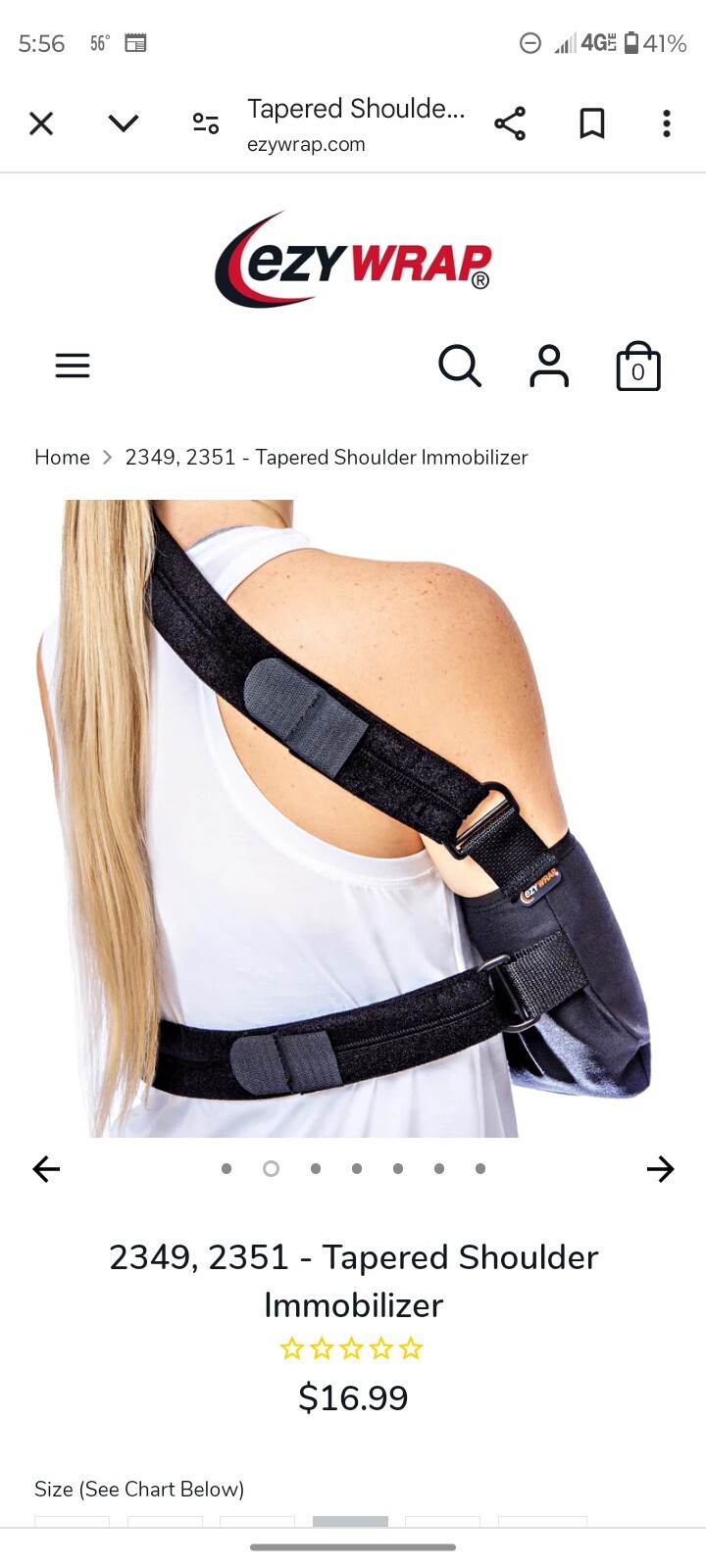 Ez Wrap Arm Sling Immobilizer