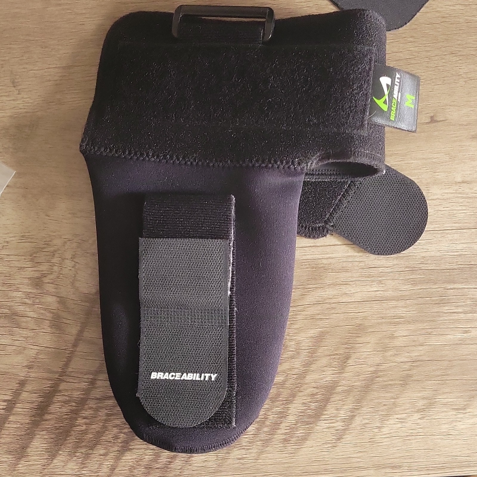 BraceAbility Plantar Fasciitis Night Sock Brace Size M Black Foot/Ankle 03A05