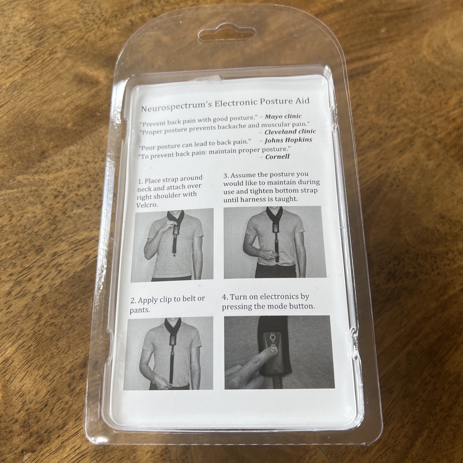 NEURO SPECTRUM ELECTRONIC POSTURE AID – VERY RARE / NEW SEALED