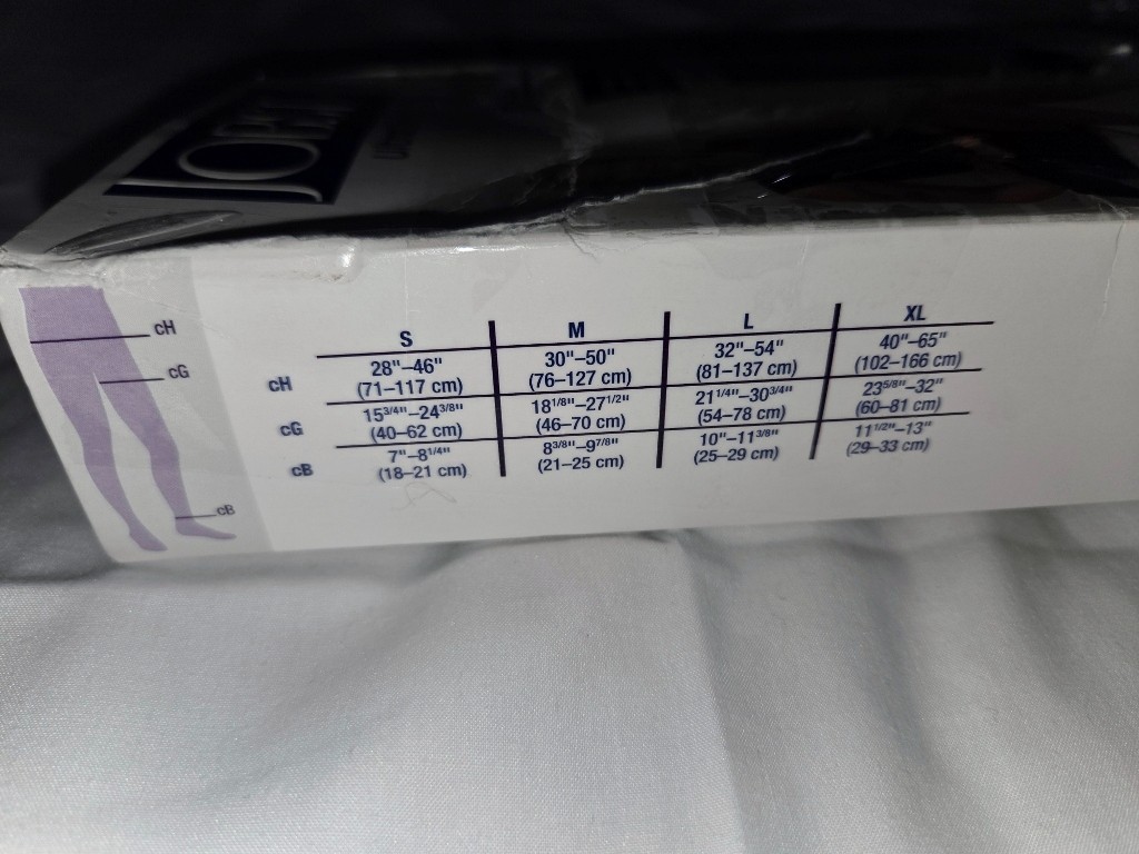 JOBST Ultra Sheer Waist CT 30-40mmHg Suntan M Compression Stockings 121498 J1