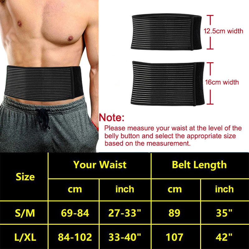 Men’s Umbilical Hernia Belt Abdominal Binder Support Navel Truss Compression Pad