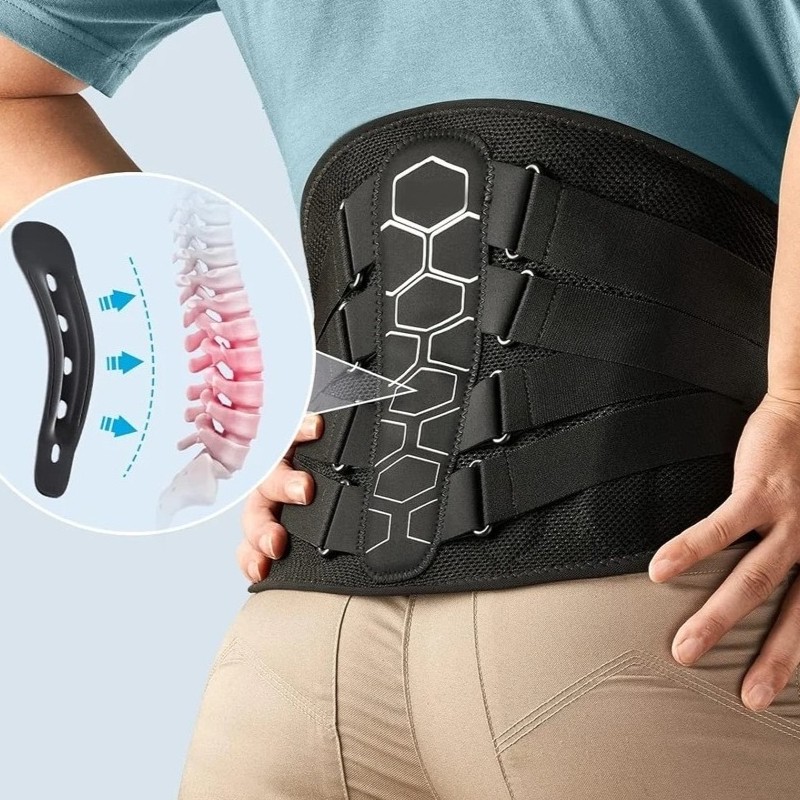 Copper Fit X-Back Brace for Lower Back Pain, Lumbar Support, (Large/XLarge)